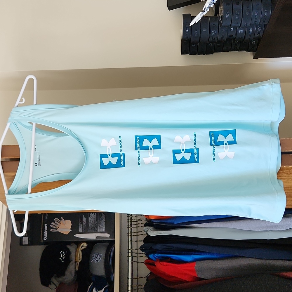 Baby Blue Under Armour Tank Top